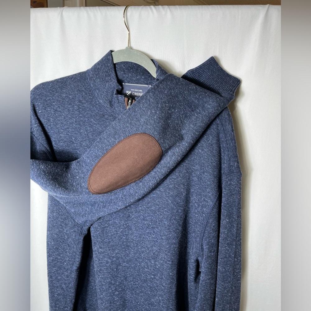 CREMIEUX XL pullover sweater with elbow pads